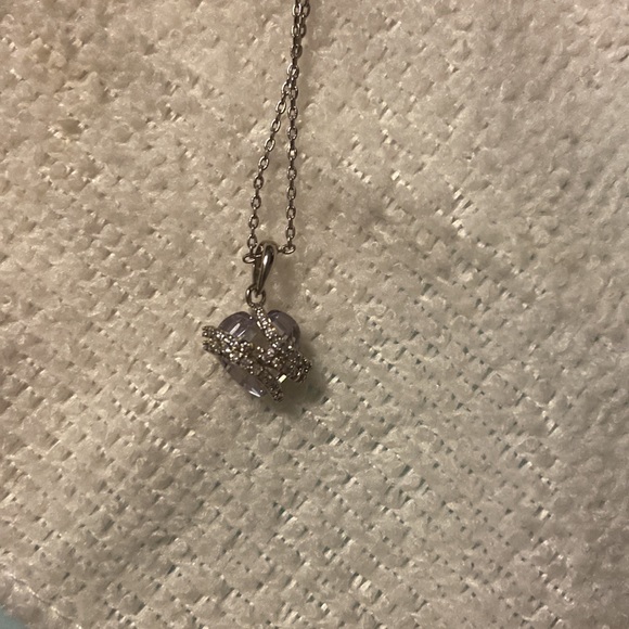 🌟 🩵NWT sparkly heart necklace - Picture 10 of 10